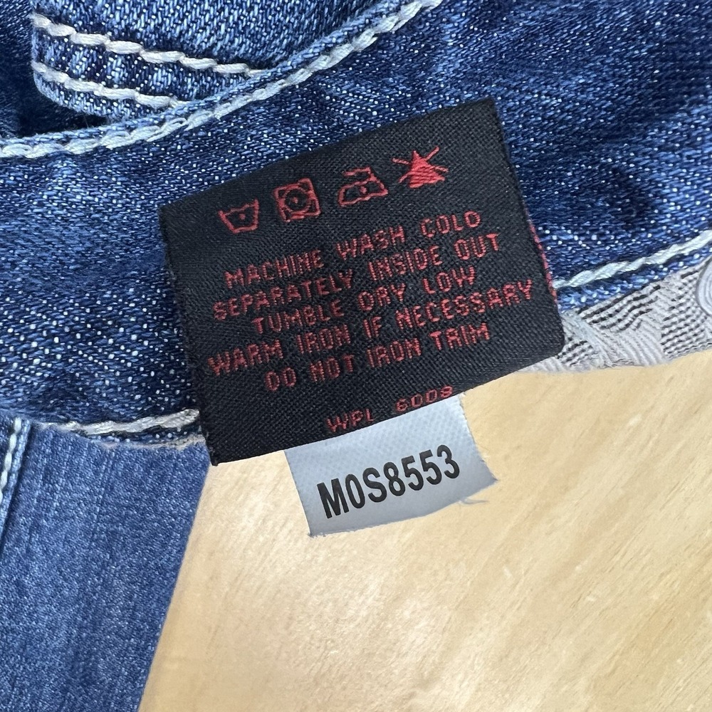Rock & Roll Double Barrel Jeans Mens 33x30 Relaxed Fit Straight Leg - Picture 12 of 13